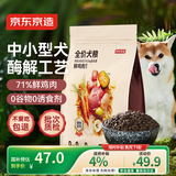 京东京造 狗粮中小型犬粮鲜肉无谷2kg全价狗粮平价成幼犬中华泰迪比熊博美