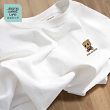 JEANSWEST LIFE真维斯短袖T恤男士纯棉透气夏季男女款半袖体恤青少年宽松五分袖