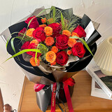 莱一刻情人节鲜花速递玫瑰礼盒花束表白送女友生日礼物全国同城配送 11朵红玫瑰花束