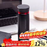 乐扣乐扣（LOCK&LOCK）菲特旋转盖轻量杯保温杯学生商务水杯450ml黑红 LHC4131BKR