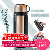 乐扣乐扣（LOCK&LOCK）保温壶304不锈钢保温保冷水壶户外露营旅行壶1.8L金色