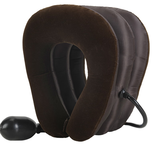 骨宜生颈椎牵引器矫正器家用医用纠正器充气护颈枕颈托理疗上班族颈椎护 简单款单管半绒（颜色随机）