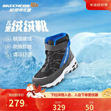 Skechers斯凯奇儿童绒绒靴保暖棉鞋男童女童高筒短靴加绒雪地靴660092L