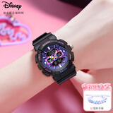 迪士尼（Disney）运动手表女孩多功能电子表小学初中生儿童潮流防水手表开学礼物