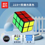 奇艺133 123 223 233一阶魔方不等阶异形幼儿园入门教学儿童益智玩具 奇艺223魔方黑色+网袋