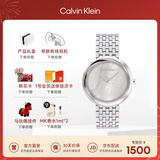 Calvin KleinCK手表小圆盘款钢带女士腕表女神节新年礼物25200320