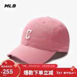 MLB帽子男女棒球帽时尚鸭舌帽情人节礼物软顶3ACP7701N-45PKM-F