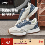 李宁载物丨阿甘鞋男子减震回弹柔软轻量经典休闲鞋AGCV469