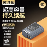 沣标（FB）DMW-BLK22松下S9微单相机锂电池S5二代DC-S5M2X GH5M2 GH6 GH7座充充电器备用电源配件通用BLF19E 【3C认证】BLK22单块锂电池（2600mAh）