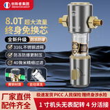 创新者全自动清洗前置过滤器大流量家用入户自来水反冲洗全屋铜中央净水机井水厨房地下水40微米净水器 【无压力表】4分螺纹活接