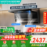 百得（BEST）华帝出品烟灶套装顶侧双吸油烟变频28m³搭灶具70%高热效率5.2KW猛火不锈钢灶E720+QE500GJ天然气