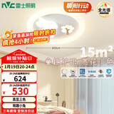 雷士（NVC）LED照明吸顶灯儿童灯卧室高显照明氛围装饰童趣小兔赏花