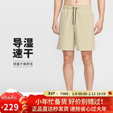 耐克NIKE男子运动短裤 夏季梭织休闲裤 跑步速干DV9331-251米色2XL