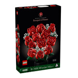 乐高（LEGO）积木10328 心动的信号同款玫瑰花束永生花男女孩玩具生日礼物