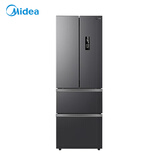 美的（Midea）325L法式四开门冰箱小户型超薄风冷无霜一级能效变频节能净味以旧换新BCD-325WFPM(E)国家补贴