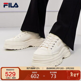 FILA 斐乐官方帆布鞋女鞋LAVA胖胖底厚增高鞋2025年板鞋休闲小白鞋