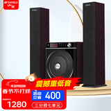 山水（SANSUI） 60C家用蓝牙音响家庭环绕影院电视重低音炮办公室台式笔记本电脑 游戏 电竞K歌木质音箱 推荐（新升级）60C 8吋重低音三分频七单元环绕