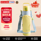 虎牌（TIGER）保温杯儿童保温杯户外便携水杯MTA-A080-YB柠檬黄800ML新年礼物