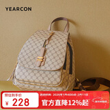 意尔康大容量户外背包复古书包旅行包老花包妈咪女双肩包新年情人节礼物