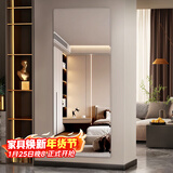 安尔雅 穿衣镜高清全身镜子无框粘贴墙卧室客厅试衣镜家用浴室镜子