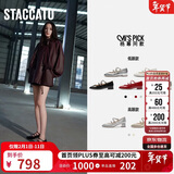 思加图杨幂同款2026爱丽丝玛丽珍红色单鞋EUE04AQ6 千金黑 37