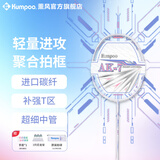 薰风（KUMPOO） 羽毛球拍全碳素专业训练级超轻进攻动力聚合边框熏风AK-7白色4U