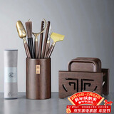 尚言坊茶杯垫茶道功夫茶具配件茶盘茶桌摆件实木隔热垫茶托底托茶杯垫托