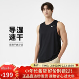 耐克NIKE运动背心男子速干凉爽DRI-FIT背心DV9814-010黑XXL