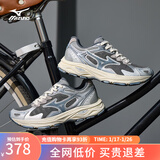 美津浓（MIZUNO）RACER S 软底轻便运动跑步鞋男女同款缓震透气休闲慢跑鞋 19/渣渣灰 40.5 (260mm)