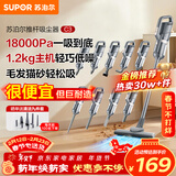 苏泊尔（SUPOR）吸尘器家用有线手持推杆地毯两用大吸力大功率纤薄机身宠物家庭适用C3节日礼物