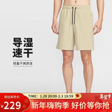 耐克NIKE男子运动短裤 夏季梭织休闲裤 跑步速干DV9331-251米色2XL