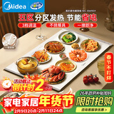 美的（Midea）随心卷柔性折叠暖菜板饭菜保温板家用多功能热菜板热牛奶神器加热桌垫加热杯垫火锅加热垫MC-BWR01