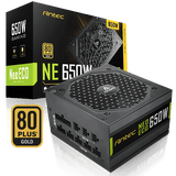 安钛克 Antec NE650金牌全模组/全日系电解电容/寿命更持久/支持风扇启停/双8pin电脑主机电源650W