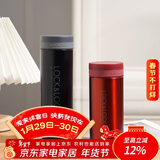 乐扣乐扣（LOCK&LOCK）不锈钢纤巧便携保温茶水杯车载商务男女保温杯子300ml黑色LHC561