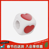 CASETIFY 【马年新品】硅胶串珠 DIY手机背带挂绳/腕带 字母/爱心/小狗/蝴蝶 手机配件/背带配件 红色爱心