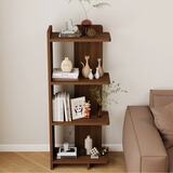 时黛家居转角书架简易落地置物架家用床头书柜一体靠墙拐角架子