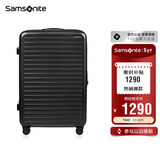 新秀丽（Samsonite）行李箱28英寸拉杆箱欧洲条纹大容旅行箱包托运密码箱黑色KF1