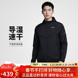 耐克NIKE春秋款 男子梭织防晒夹克外套 运动休闲HV4549-010黑色L