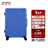 新秀丽（Samsonite）拉杆箱大容量行李箱男女旅行箱 万向轮登机箱时尚抗压 密码箱 HG0 HG0-电光蓝-新色上市 28英寸 【需托运 适合家庭旅行】