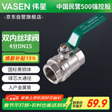 伟星 双内丝球阀 4分DN15 黄铜总阀水表暖气镀锌管铁管进水管阀门