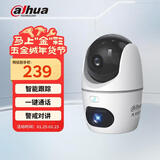 大华（DAHUA）摄像头双目1000万WiFi室内语音云台双摄全景旋转摄像机 DH-H10B-E2【不含内存卡】