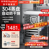 荣事达（Royalstar）蒸饭柜商用蒸饭车电蒸箱食堂酒店全自动蒸柜大容量厨房蒸饭箱蒸包机蒸包炉蒸饭器电蒸炉蒸饭机 304蒸盘丨电热大8盘丨电压及蒸盘可自选