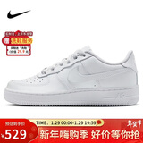 耐克NIKE女大童空军一号AF1 新年礼物 运动鞋DH2920-111白36.5