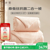 太湖雪 100%桑蚕丝加厚冬被 二合一子母被 丝重3+5斤2.2*2.4m[专柜同款]