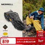 迈乐（Merrell）男女款户外越野徒步鞋MOAB GTX防水透气防滑抓地耐磨登山鞋 J035799灰-3 GTX男款 42