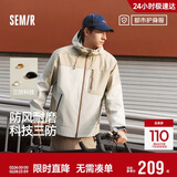 森马（Semir）都市护身服|地理系列嘉绒系列外套男春宽松情侣101125108202