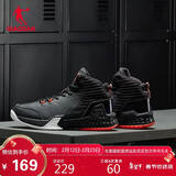 乔丹男鞋篮球鞋高帮皮面秋冬防风舒适减震耐磨运动鞋