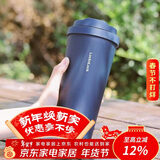 乐扣乐扣（LOCK&LOCK）保温杯遇见元气保温保冷咖啡杯男女高颜值水杯子550ML海蓝色