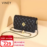 viney包包女包牛皮链条包轻奢百搭单肩斜挎包生日礼物高级感送女友老婆