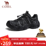 骆驼（CAMEL）云山1代户外秋季徒步登山休闲丑萌鞋情侣 G15S076104 黑色 39